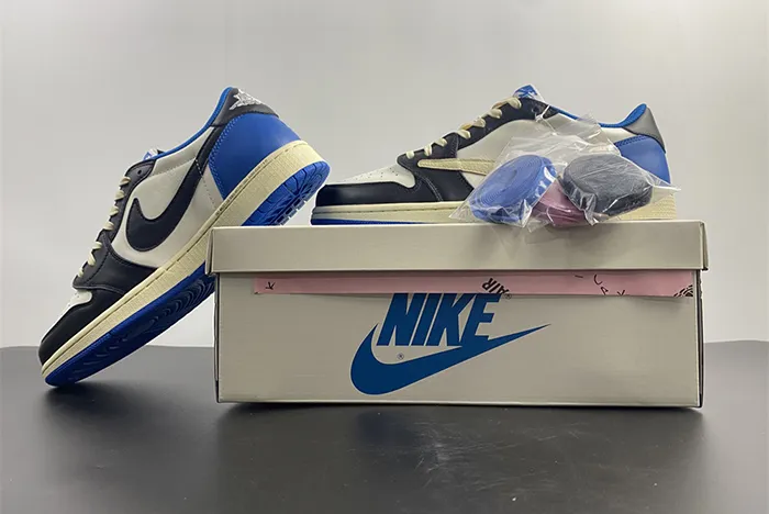Air Jordan 1x Travis Scott x Fragment Low Military Blue DM7866 140