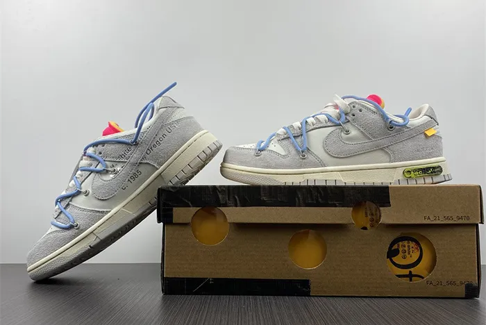 Nike Dunk Low Off White Lot 38 DJ0950 113