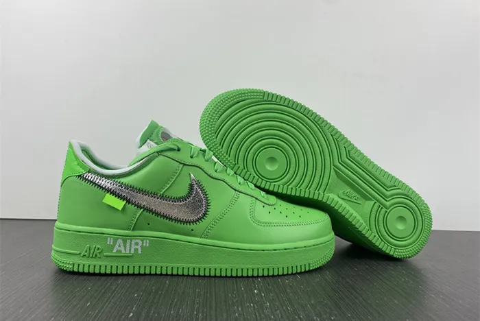 OFF-WHITE Nike Air Force 1 Light Green Spark DX1419-300