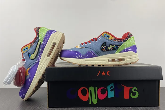 Concepts x Nike Air Max 1 Far Out Wild Violet Multi Color Sail DN1803 500