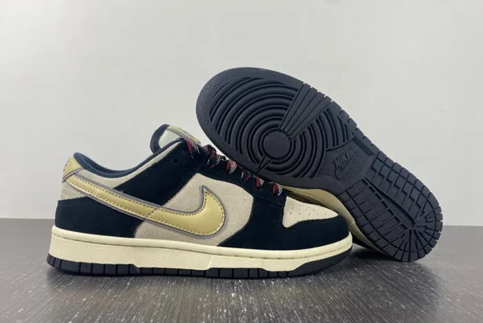 Nike Dunk Low Black Suede DV3054-001