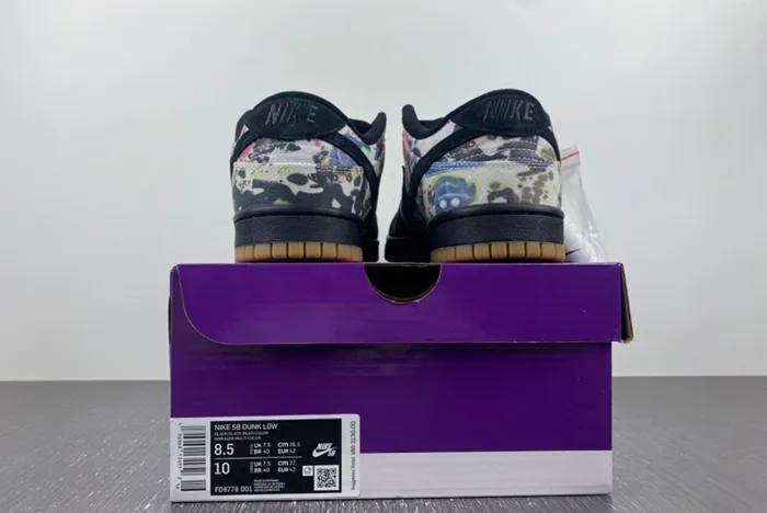 dunk sb S*p*e × nike dunk low rammellzee fd8778-001