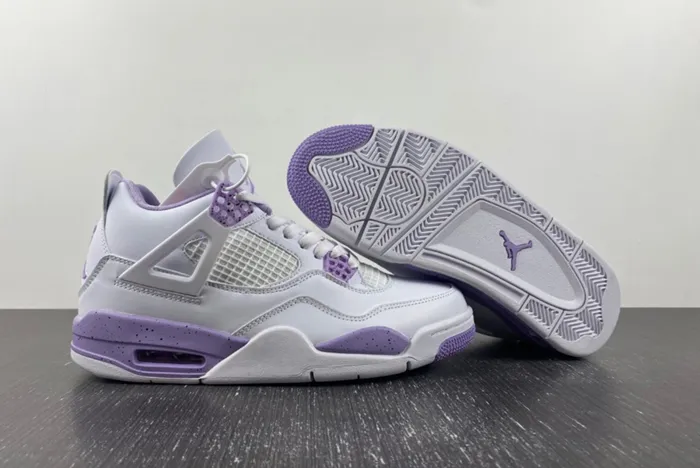 Air Jordan 4 White Purple CT8527-115