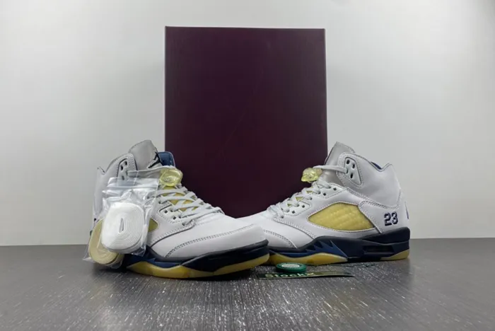 Ma Maniere x Air Jordan 5 “Diffused Blue FZ5758-004